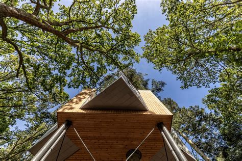 Quaint treetop cabins take Nordic minimalism up into the canopy